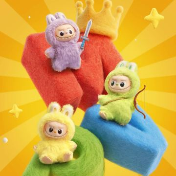 THE MONSTERS Pin for Love Series-Vinyl Plush Pendant Blind Box (N-Z)